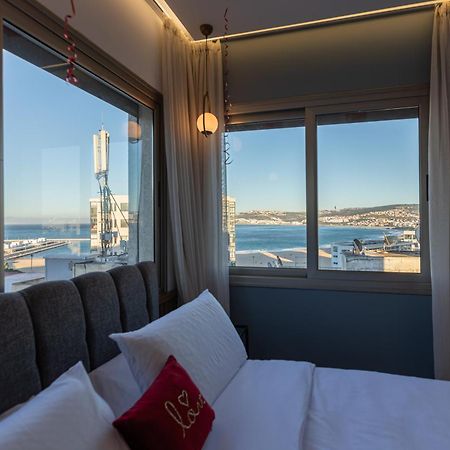 Marina View Residence Luxurious Studio Retreat With Stunning Ocean Views 1 Double Bedroom, 1 Convertible Couch 탕헤르 외부 사진